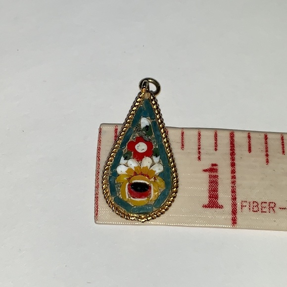 Vintage Micro mosaic pendant - Picture 4 of 8